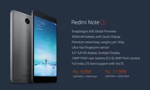 Redmi Note 3