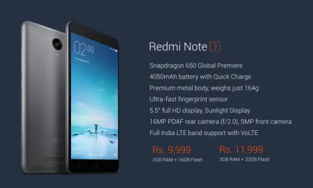 Redmi Note 3