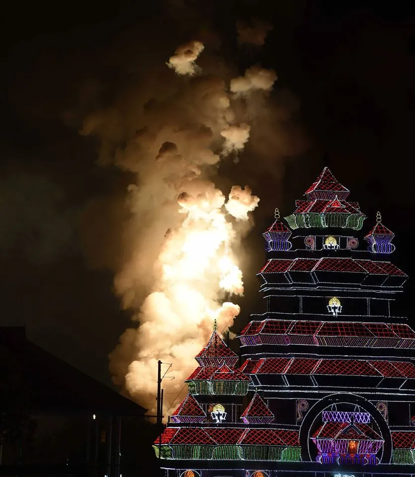 The Uthralikkavu festival Sample Fireworks 19