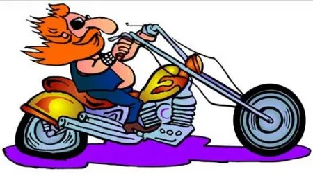 A Biker And A Young Girl