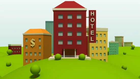 Blind man in a Hotel…