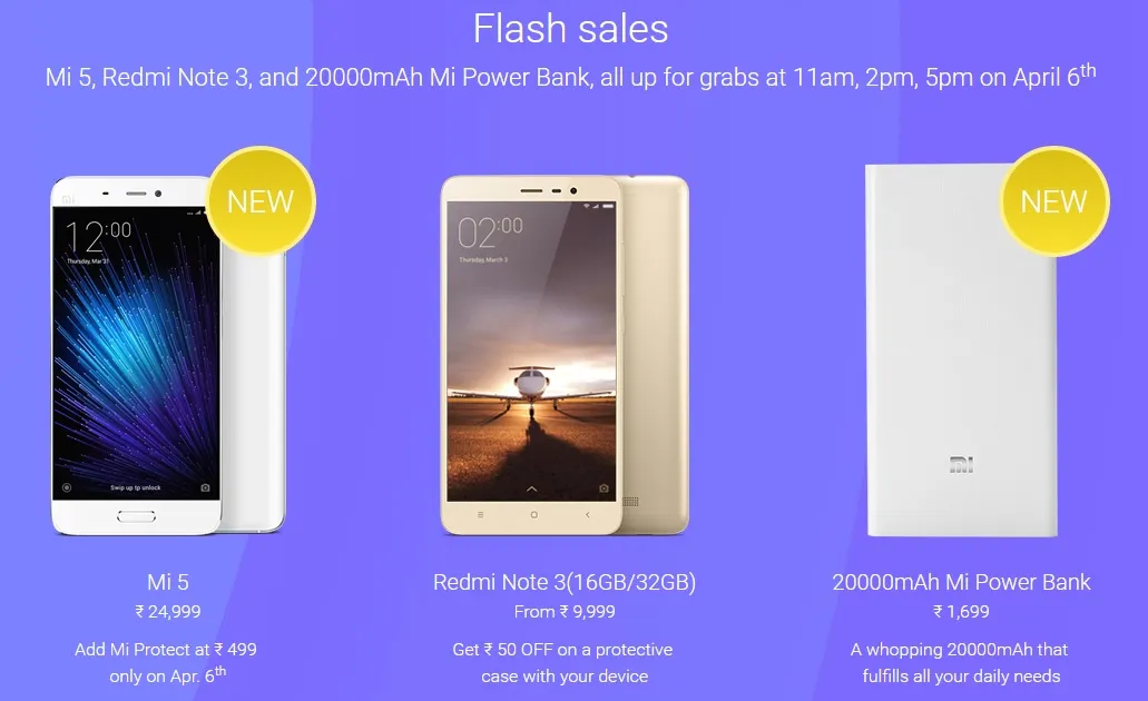 Mi flash sale