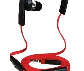 SoundLogic WOW Flat Earbud With Mic Volume Controller