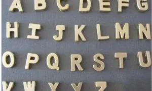 The 26 Letters Of The English Alphabet