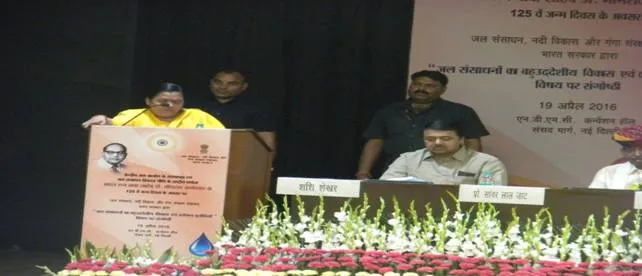 Uma Bharti Calls For Water Revolution In The Country