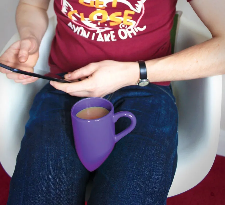 hot cup of coffee on my lap