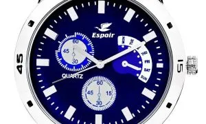 Espoir Analogue Blue Dial Watch For Men