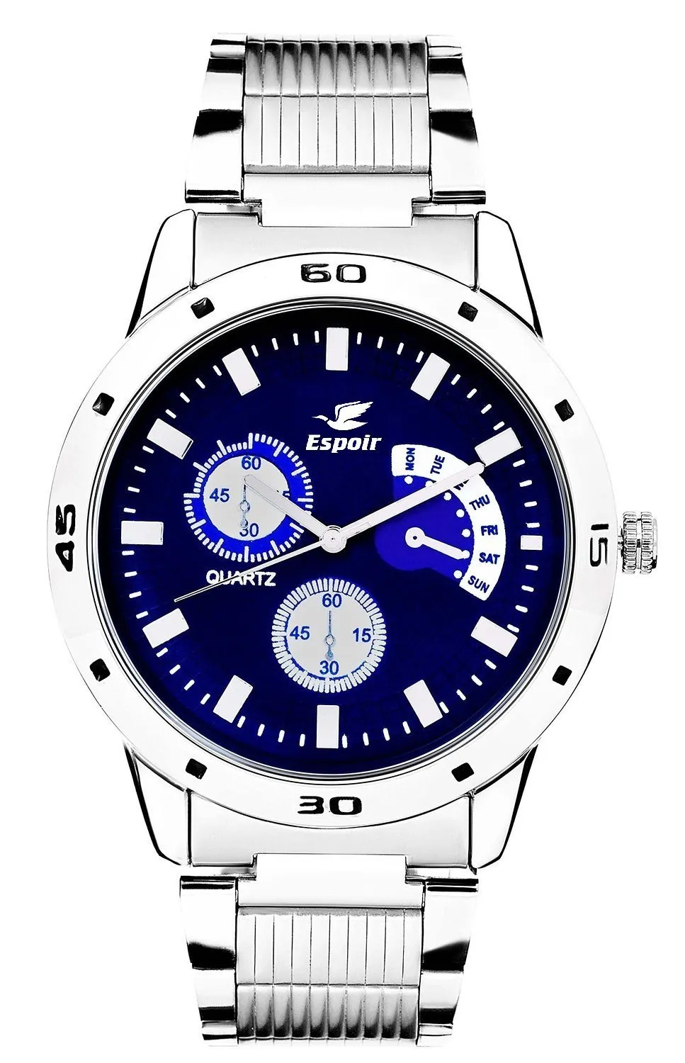 Espoir Analogue Blue Dial Watch For Men