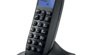 Motorola Cordless Black Phone C1001LBI