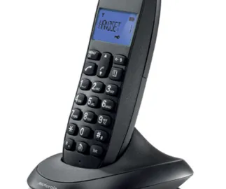 Motorola Cordless Black Phone C1001LBI