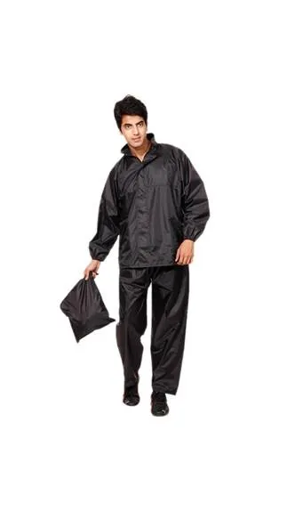 Pickadda Assorted Multi Purpose Polyester Rain Suit With Carry Bag