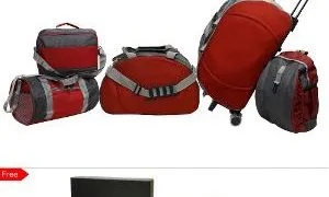 5 Travel Bags Fidato Combo