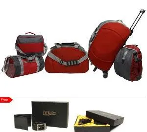 5 Travel Bags Fidato Combo