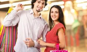 Husband And Wife Went For Shopping