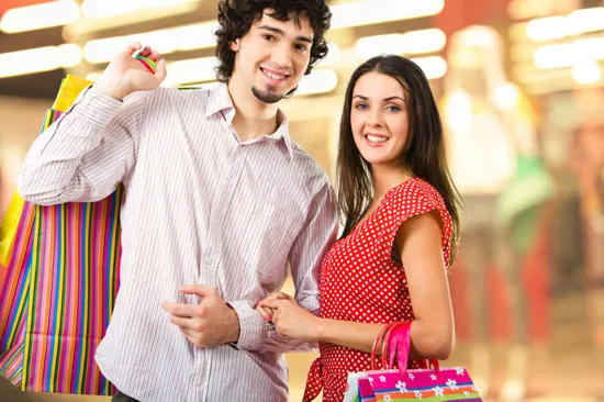 Husband And Wife Went For Shopping