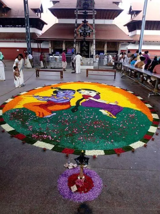flower-decorations-at-guruvayoor-temple