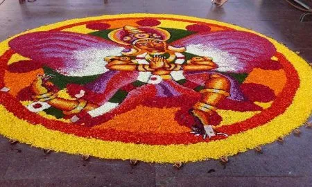 Flower Decorations At Guruvayoor Temple6