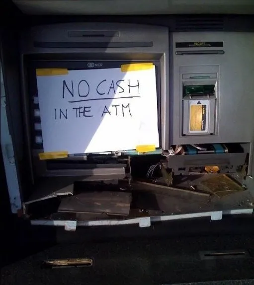 No Cash ATM