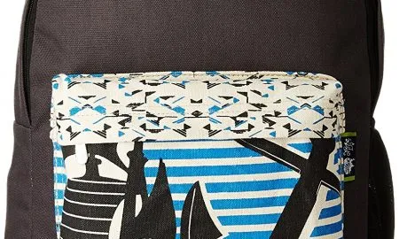 Kanvas Katha Canvas Grey Casual Backpack