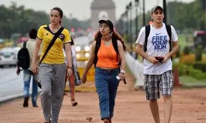 Foreign Tourists In India