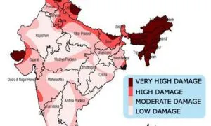 Earthquake Prone Areas In India