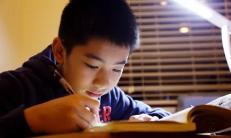 Child Writing Letter India