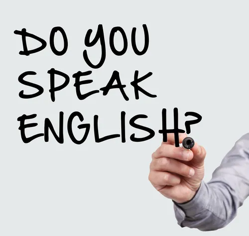 Speaking English