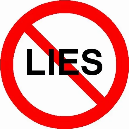 Are School students are taught that lying is a sin