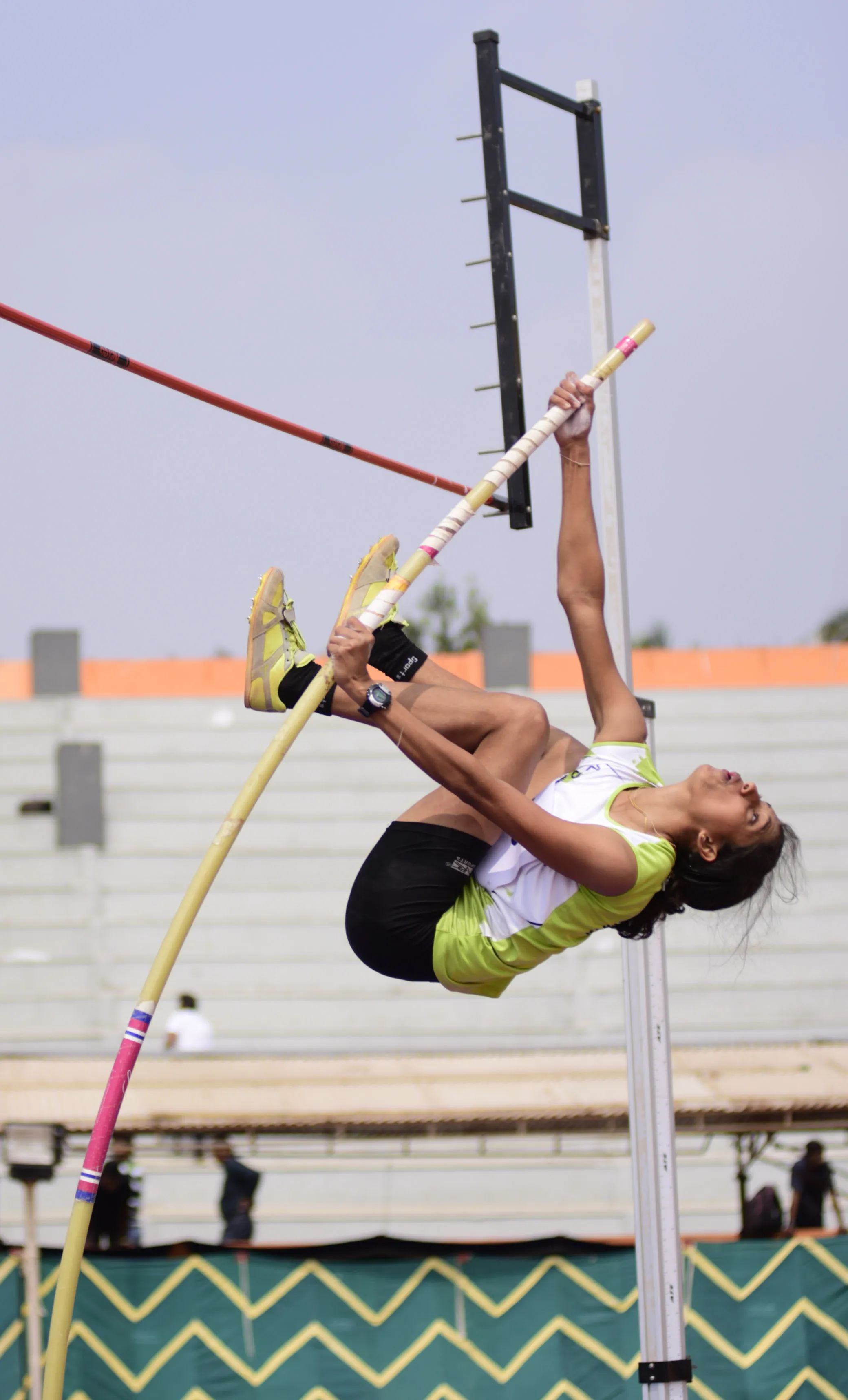 Reshma Raveendran FIRST Wimen Pole Vault MG University .. Johnson (4)