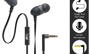 BoAt BassHeads 200 In Ear Wired Earphones With Mic