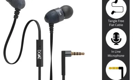 BoAt BassHeads 200 In Ear Wired Earphones With Mic