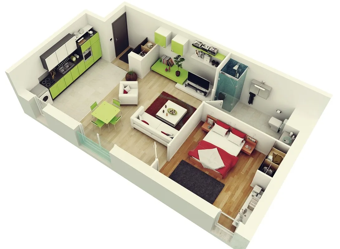 One Bedroom Flat