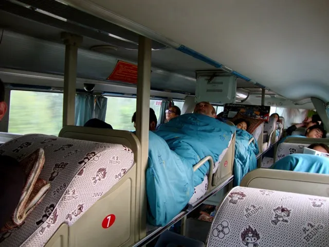 travel in long distance train berth