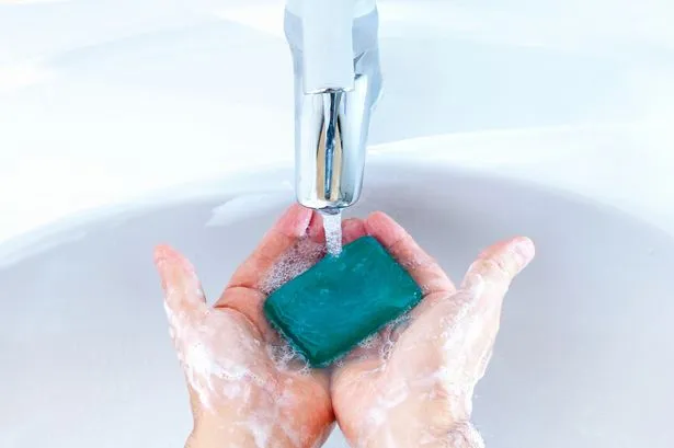 wash hands with soap after visiting toilet modi