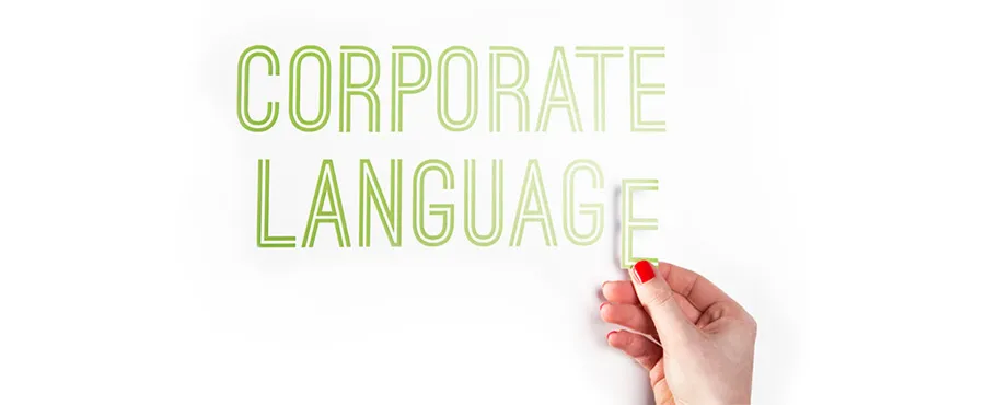 Corporate language