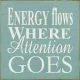 Energy Flows Where Attention Goes