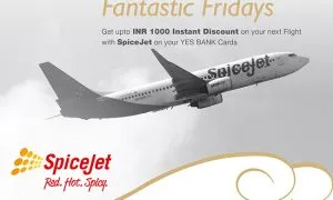 Yes Bank Spicejet Offer