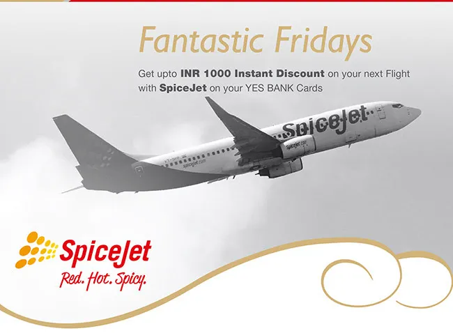 Yes Bank Spicejet Offer