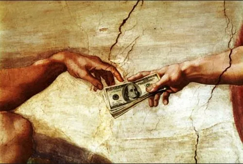 god does not need money