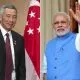 Pm Modi In Singapore