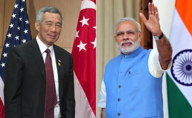 Pm Modi In Singapore