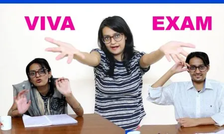 Students Go To An Engineering Viva Exam