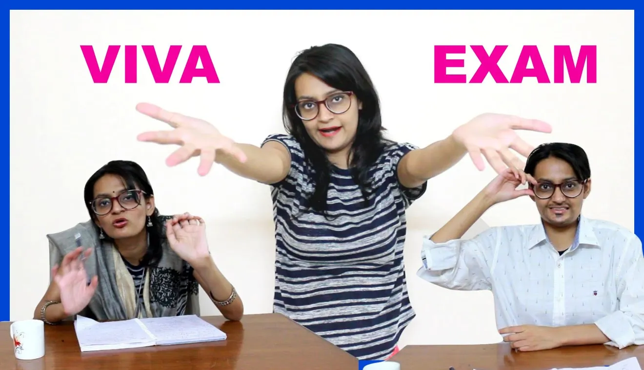 Students go to an Engineering Viva Exam