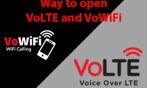 Enable Volte Vowifi
