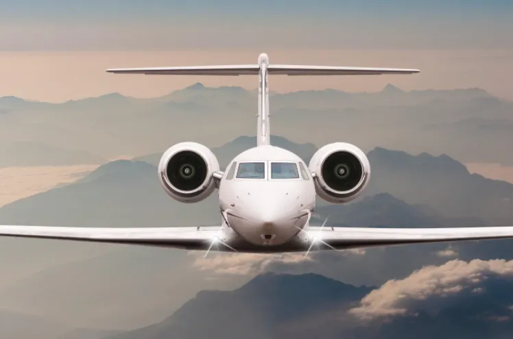 Private jet flights