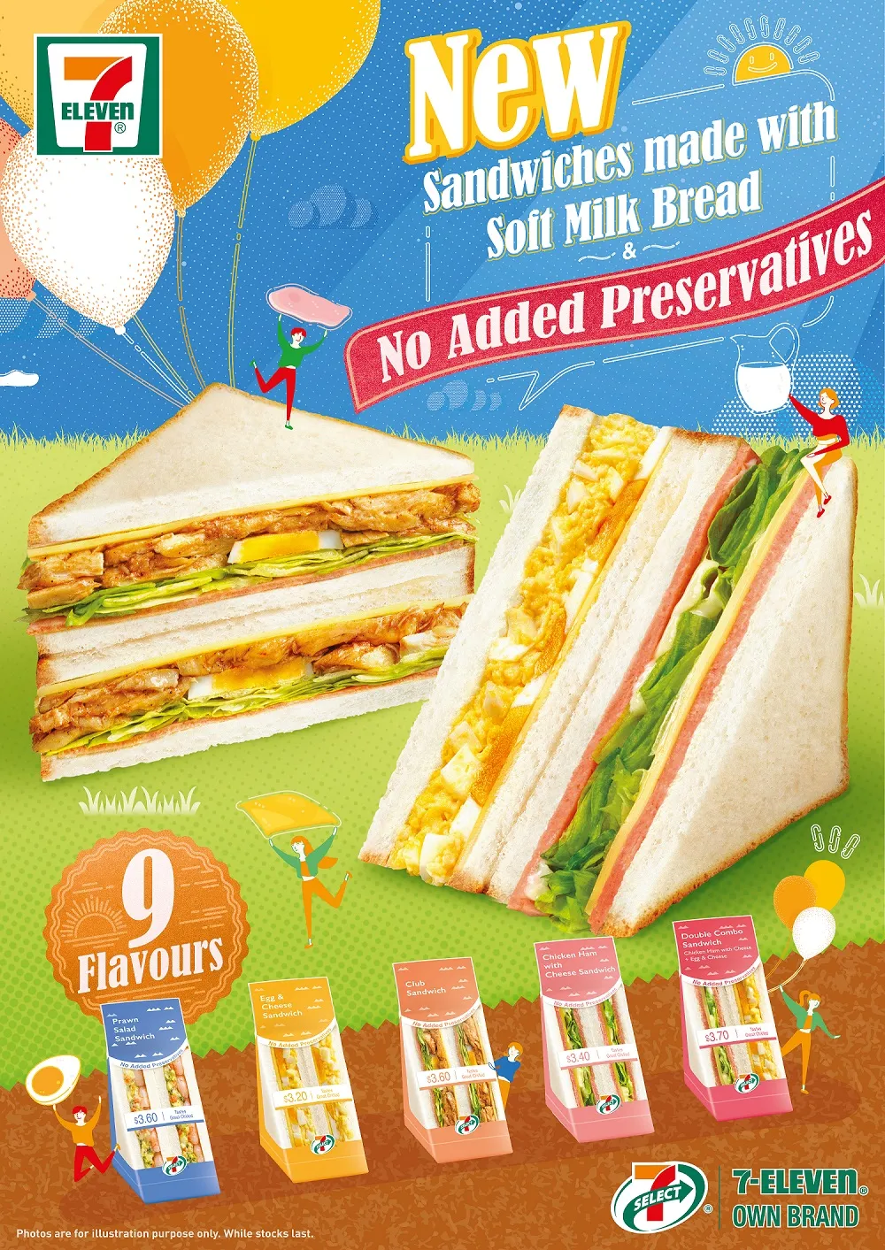 711SG Sandwich Campaign