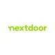 Nextdoor Logo Lime Wordmark RGB