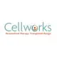 Cellworks Logo White Backgrond Orange Tagline