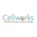 Cellworks Logo White Backgrond Orange Tagline