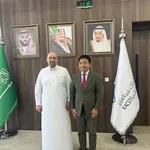 H.E. Dr. Munir Eldesouki And Takashi Sonoda